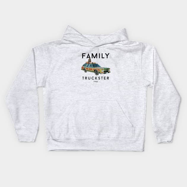 Family Truckster 1983 Kids Hoodie by BodinStreet